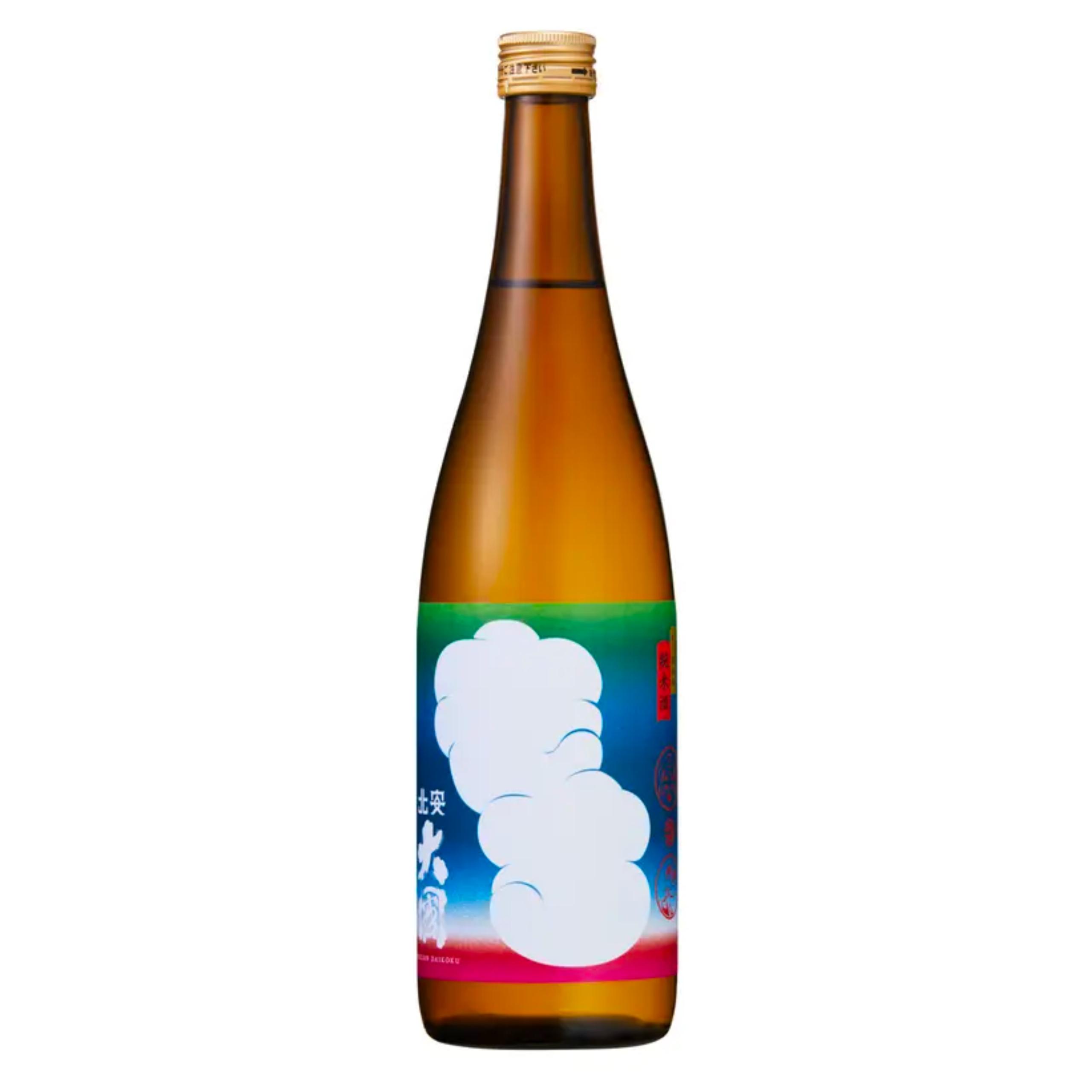 北安大國 もち米純米 お正月ラベル sake