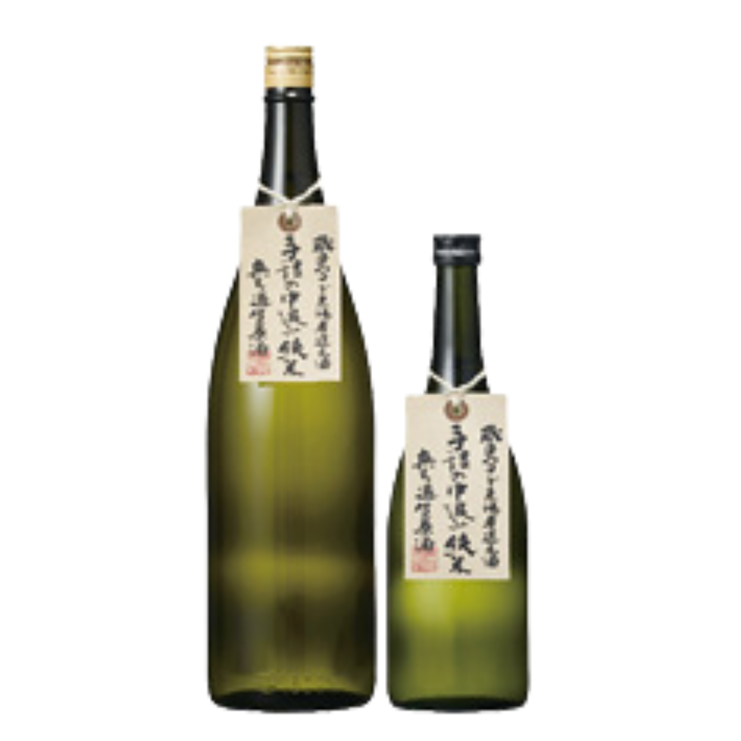 蓬莱 手詰め中汲み純米 sake