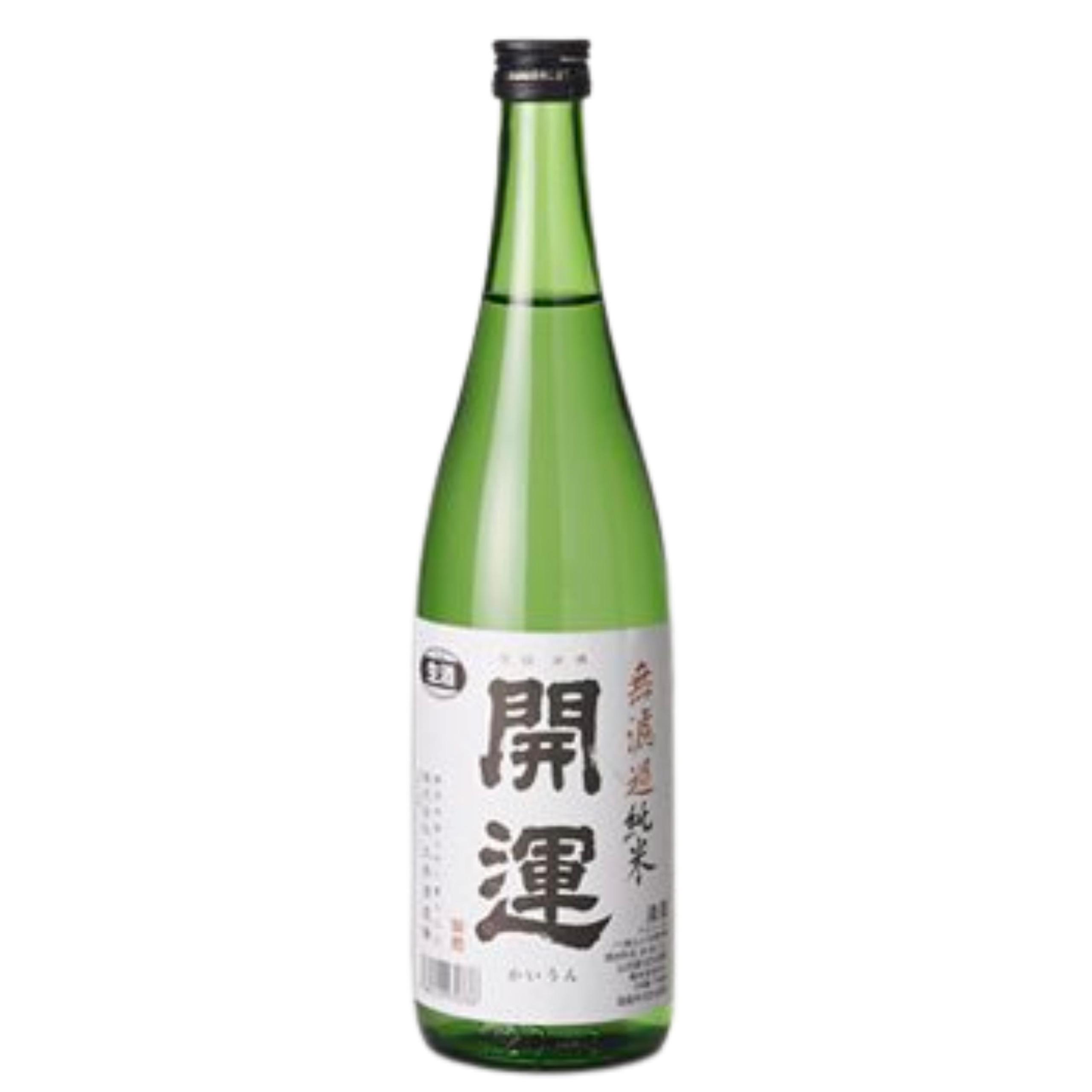 開運 無濾過純米 sake