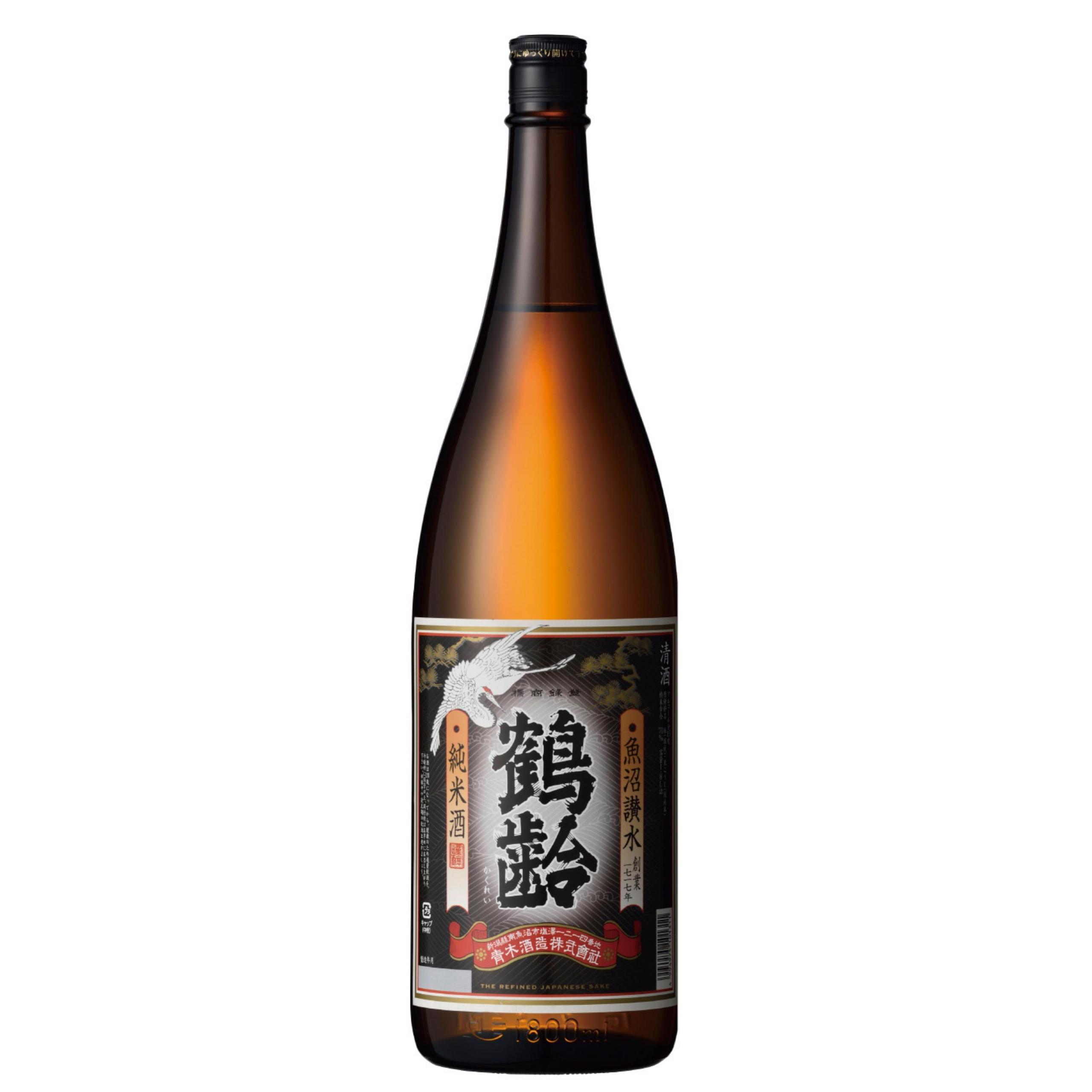 鶴齢 純米酒 sake
