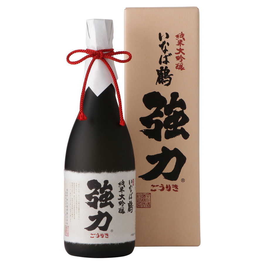 いなば鶴 純米大吟醸 強力 sake