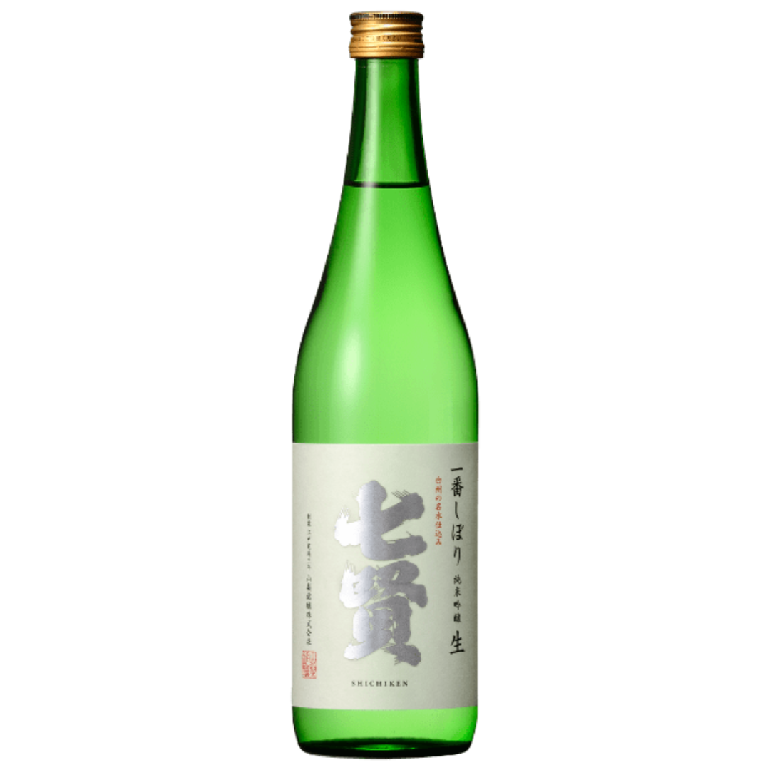 七賢 一番しぼり 純米吟醸生酒 sake