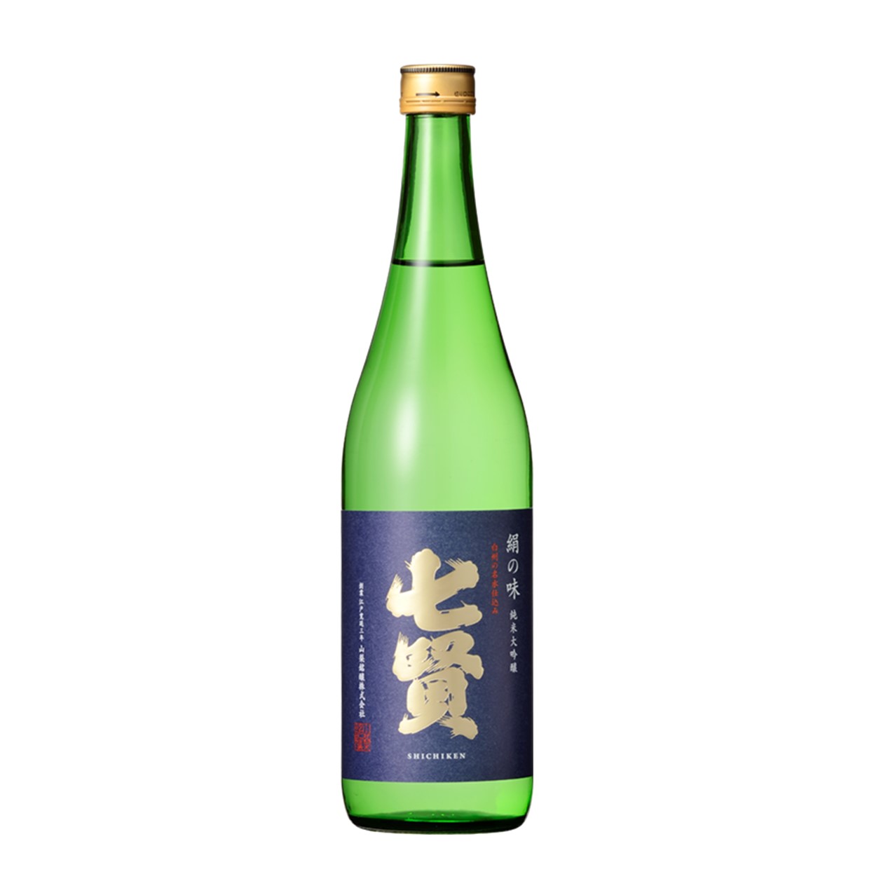 七賢 絹の味 純米大吟醸 sake