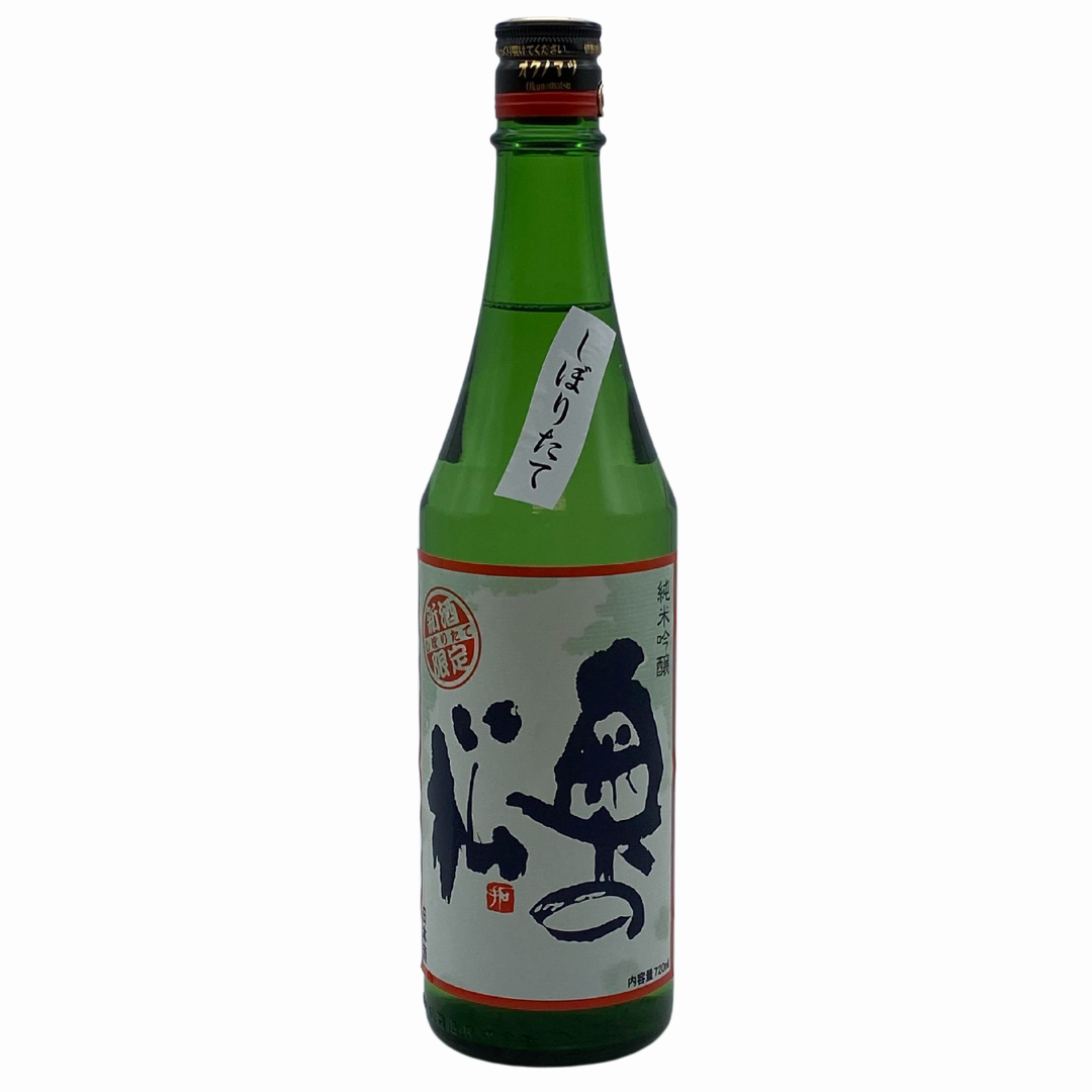 奥の松 純米吟醸 新酒しぼりたて sake