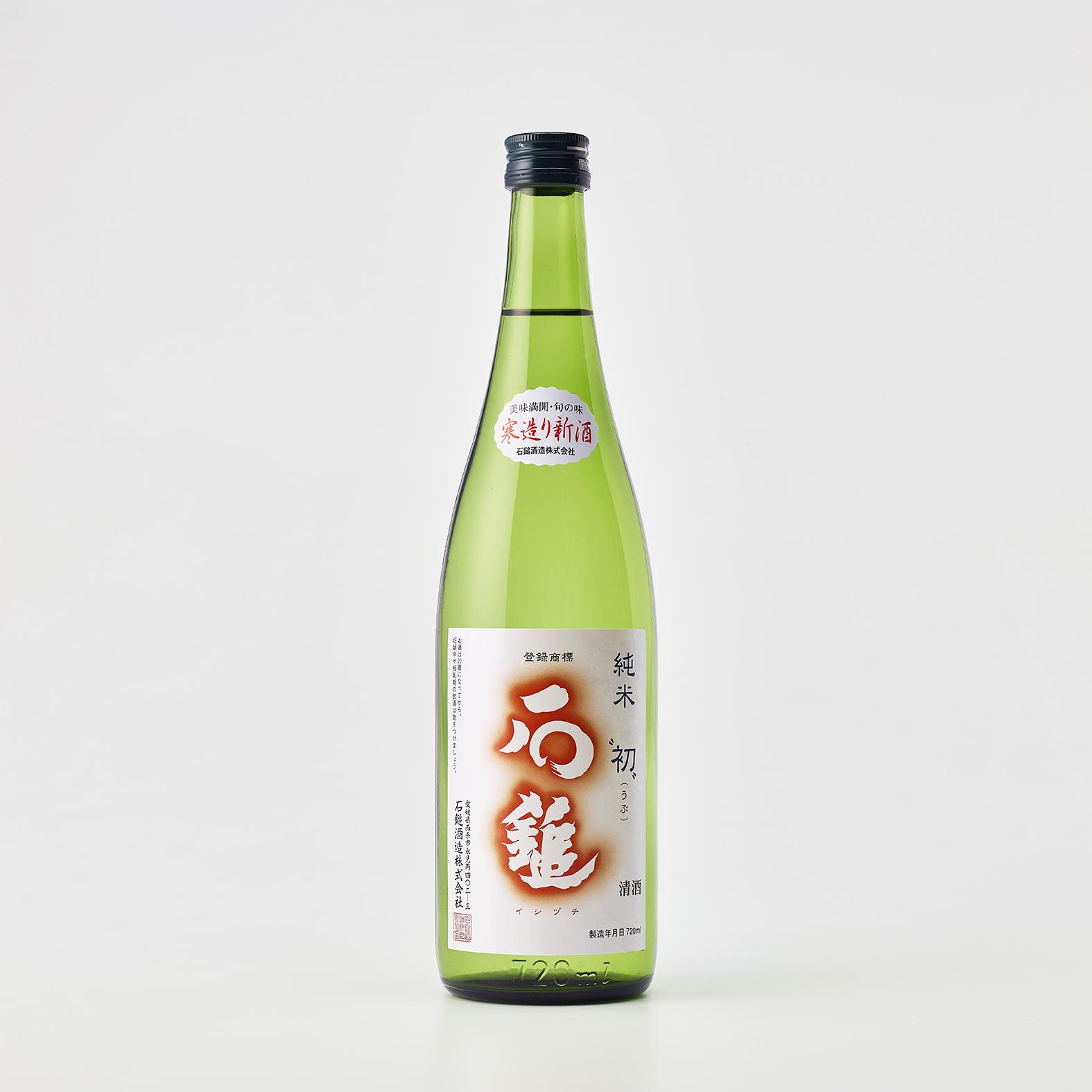 石鎚 手造り 純米 初 sake