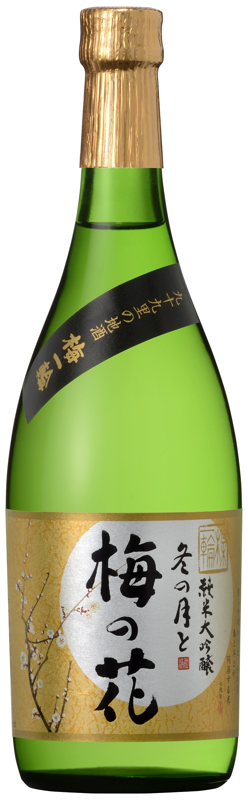 超特撰 冬の月と梅の花