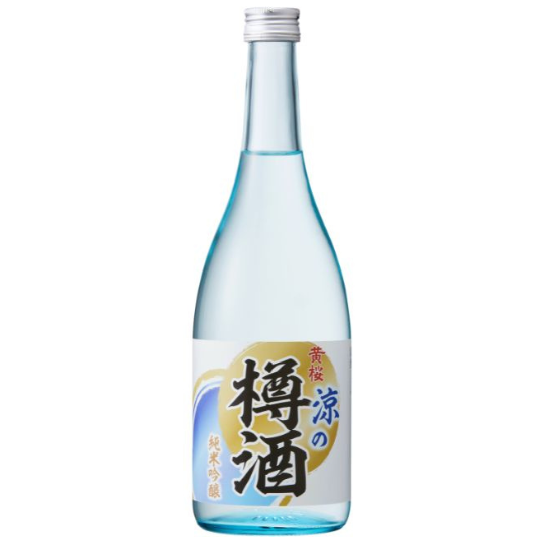黄桜 涼の樽酒 純米吟醸 sake
