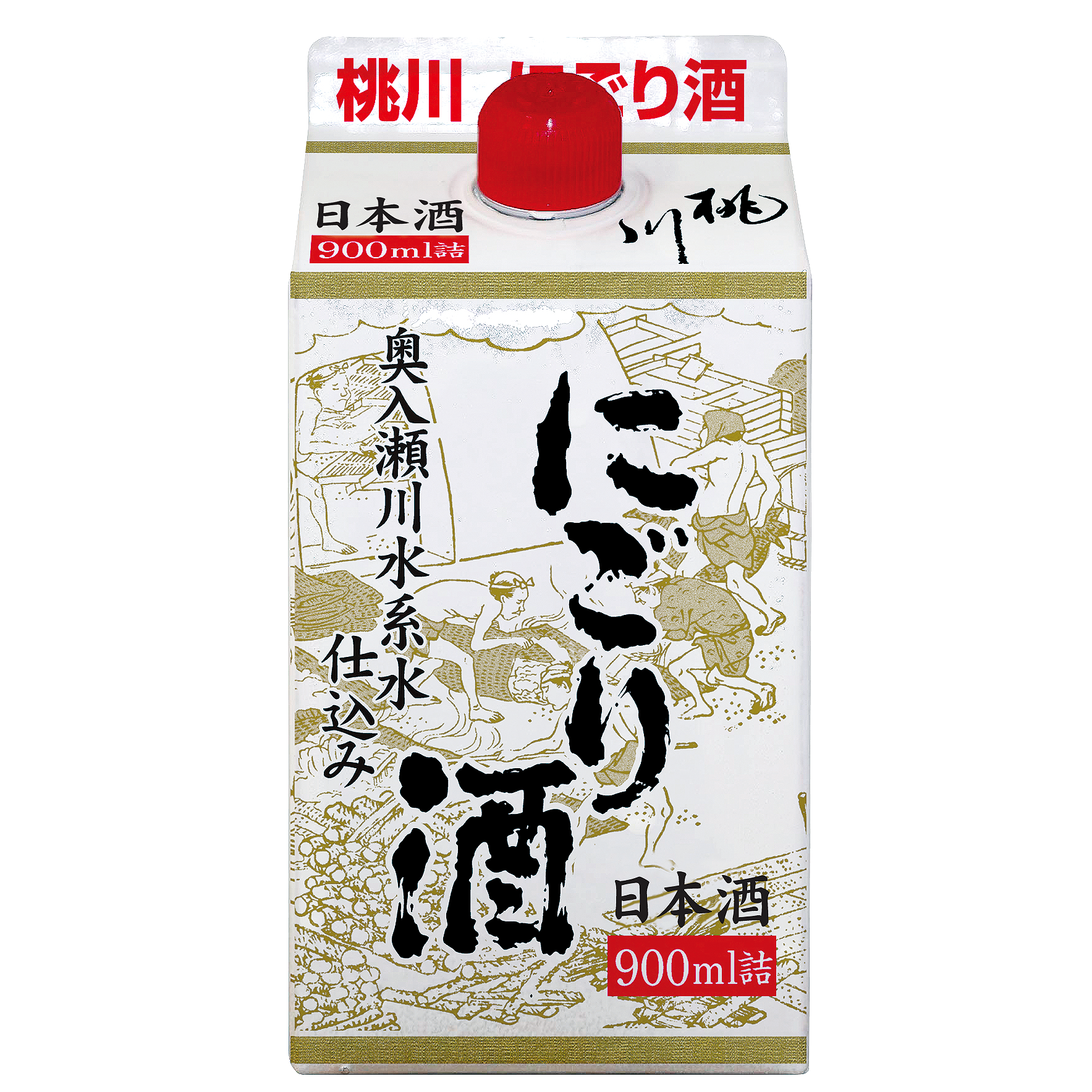 桃川 にごり酒パック sake