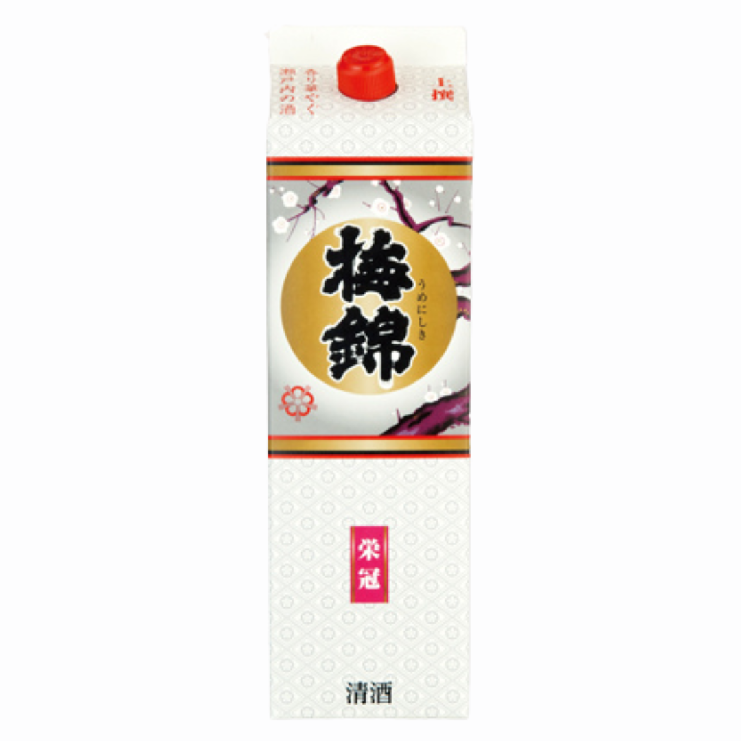 梅錦 栄冠 パック sake