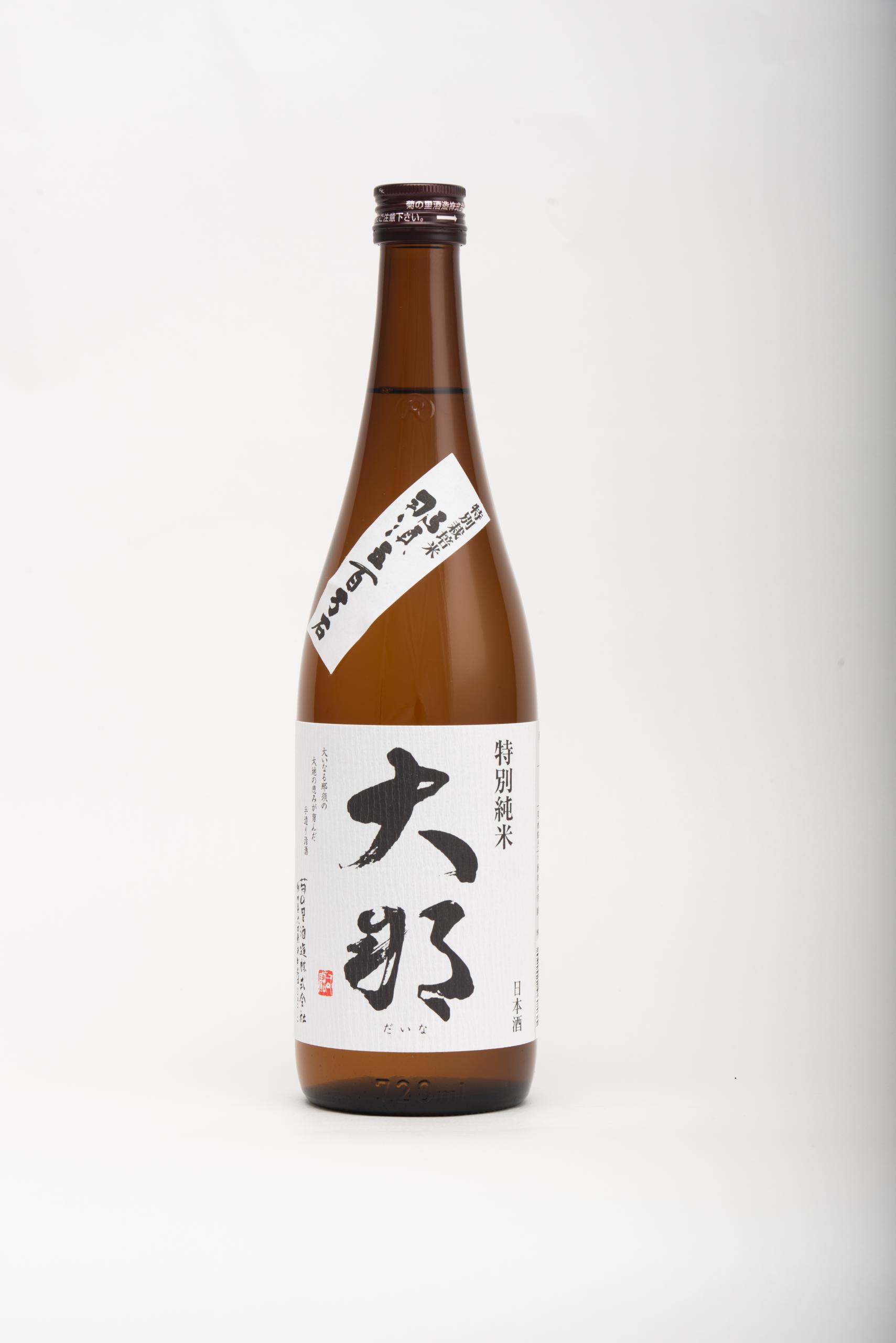 大那 特別純米 sake