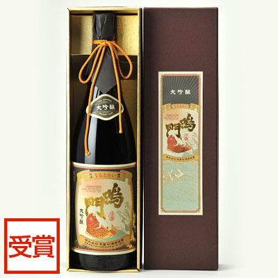 鳴門鯛 大吟醸 sake