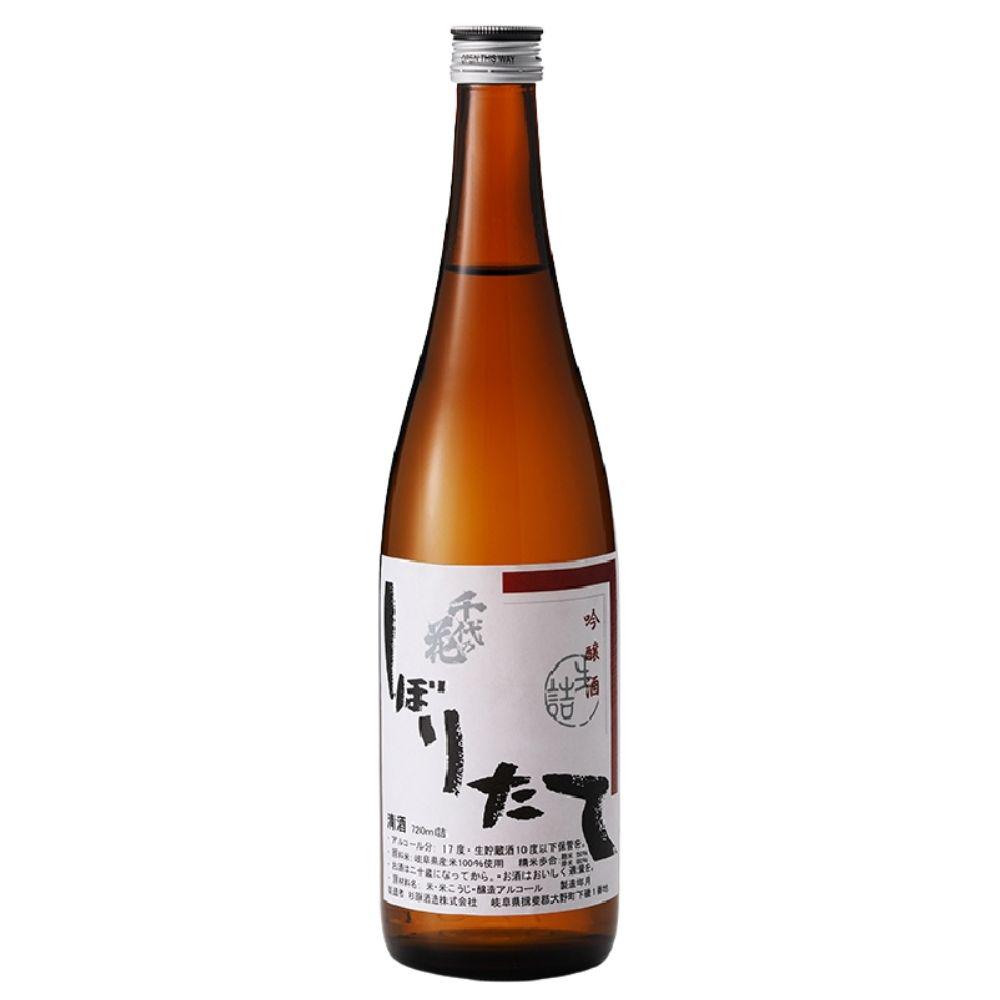 千代乃花 しぼりたて 吟醸酒 sake