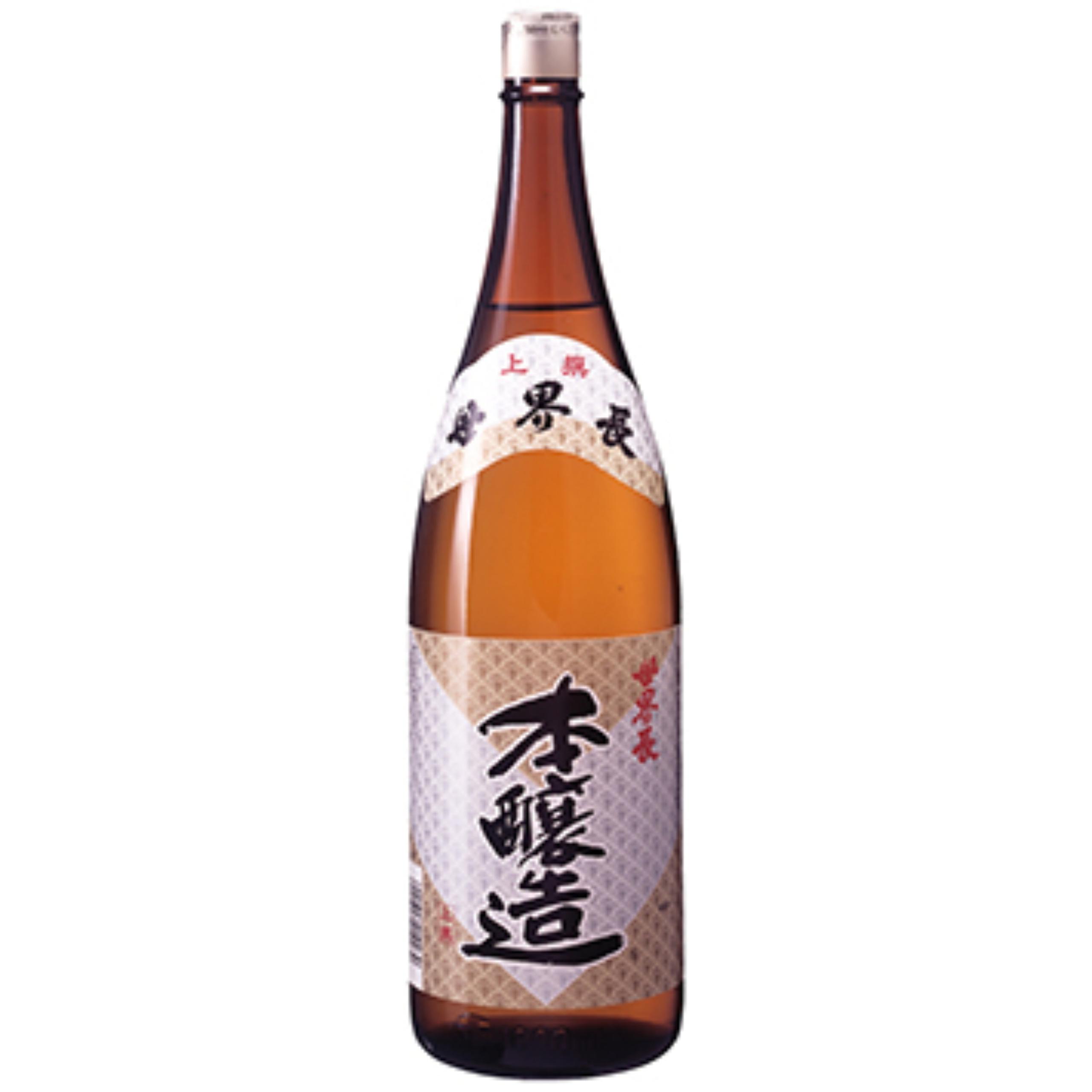 沢の鶴 上撰 世界長 本醸造 sake