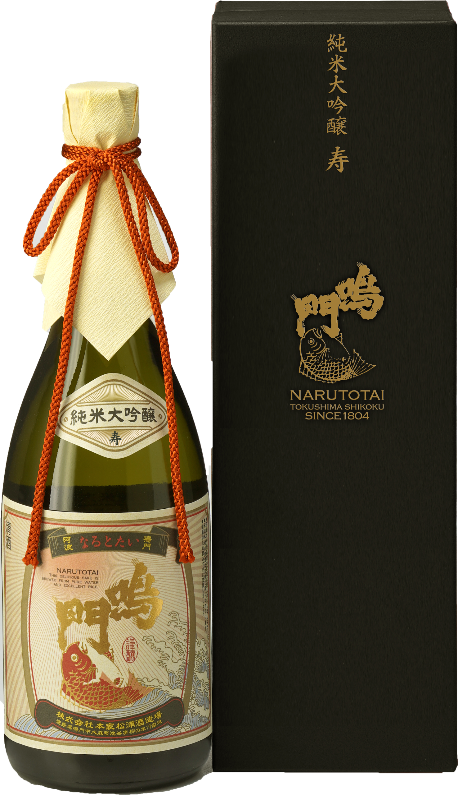 鳴門鯛 純米大吟醸 寿 sake