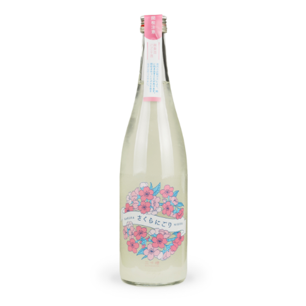 三千櫻 さくらにごり sake