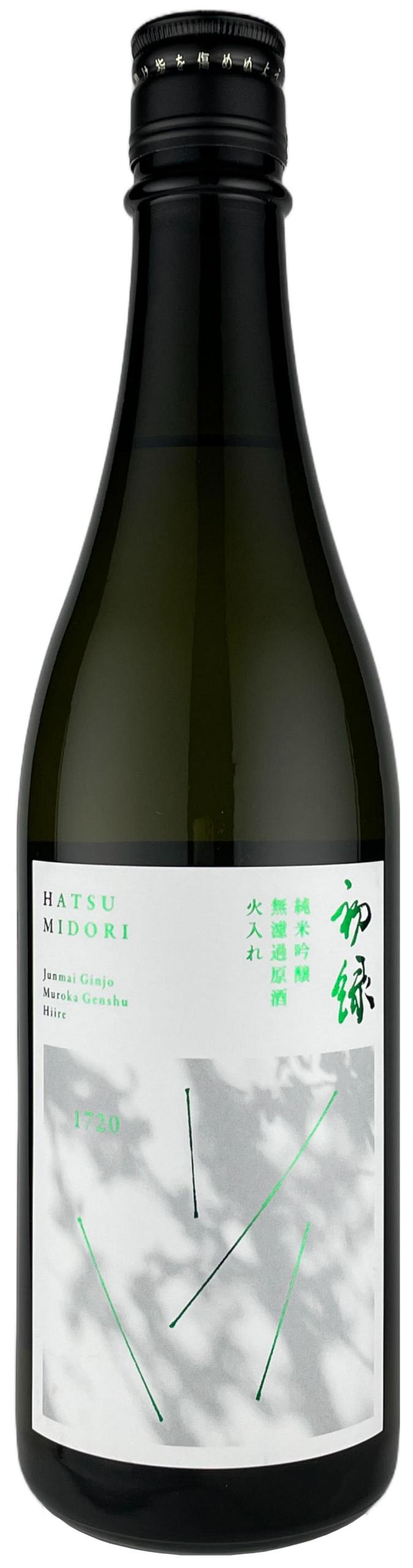 初緑 純米吟醸 無濾過原酒<火入れ> sake