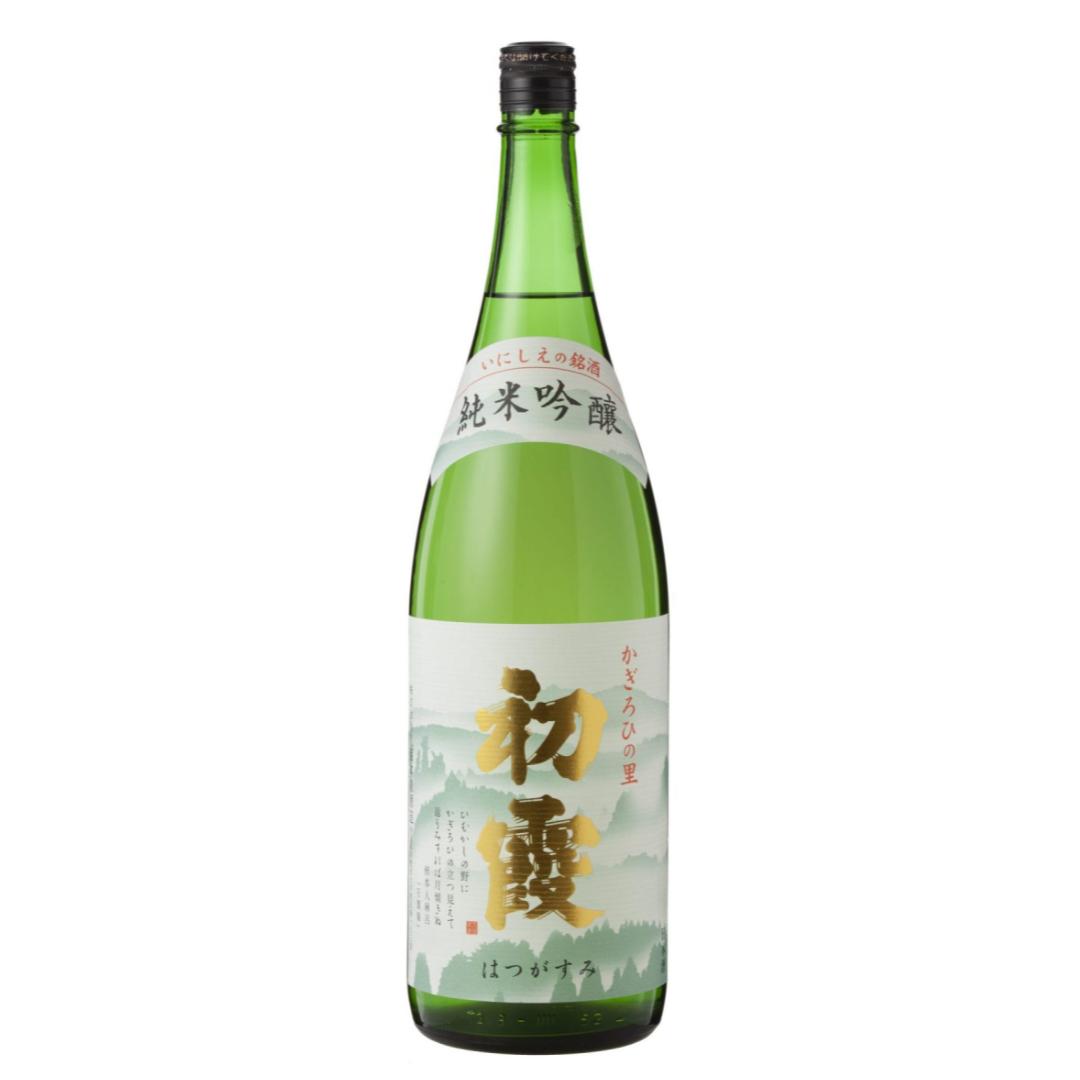 初霞 純米吟醸 sake