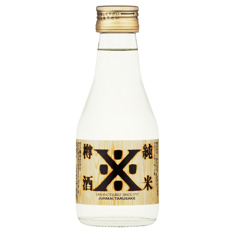 沢の鶴 純米樽酒 sake