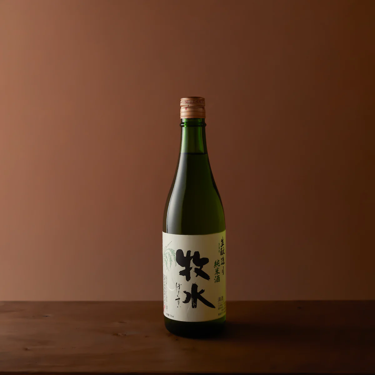 牧水 花鳥壷 きもと純米 sake
