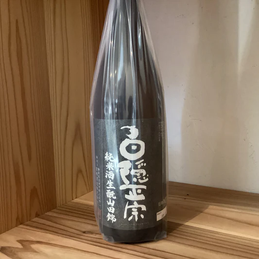 白隠正宗 愛国 純米酒生酛造り お花見ラベル sake