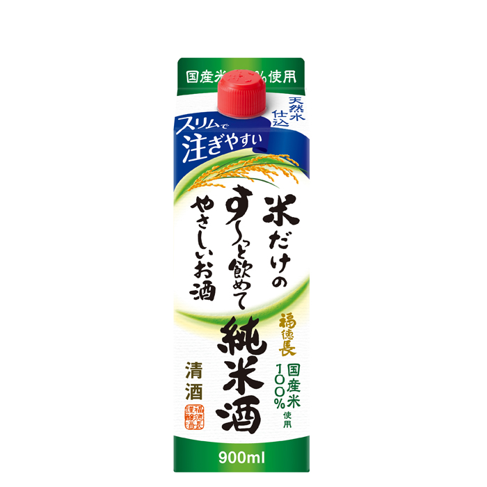 福徳長 米だけのす～っと飲めてやさしいお酒 sake