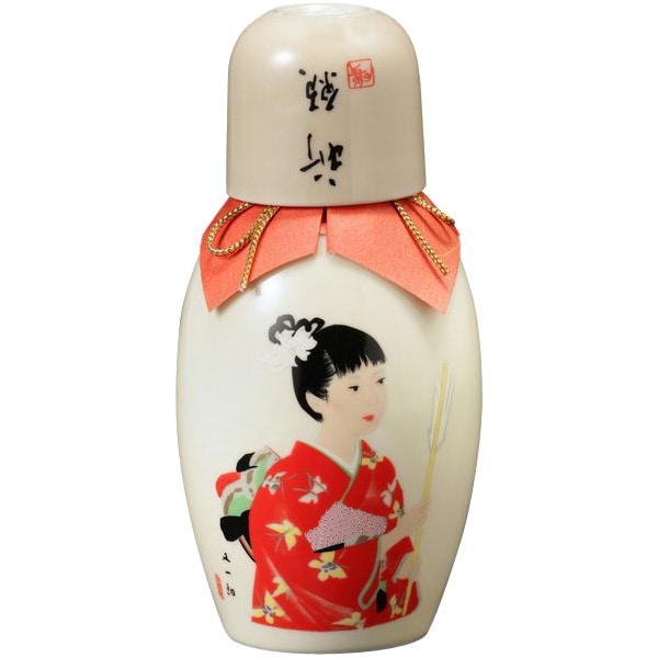 ふり袖 美人画絵徳利・祈願 sake