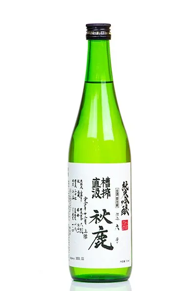 秋鹿 超辛口 槽搾直汲 純米吟醸生原酒 sake