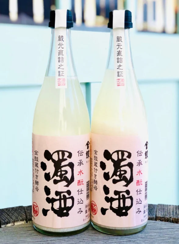 金鼓 伝承水もと仕込み 濁酒(春・夏バージョン) sake