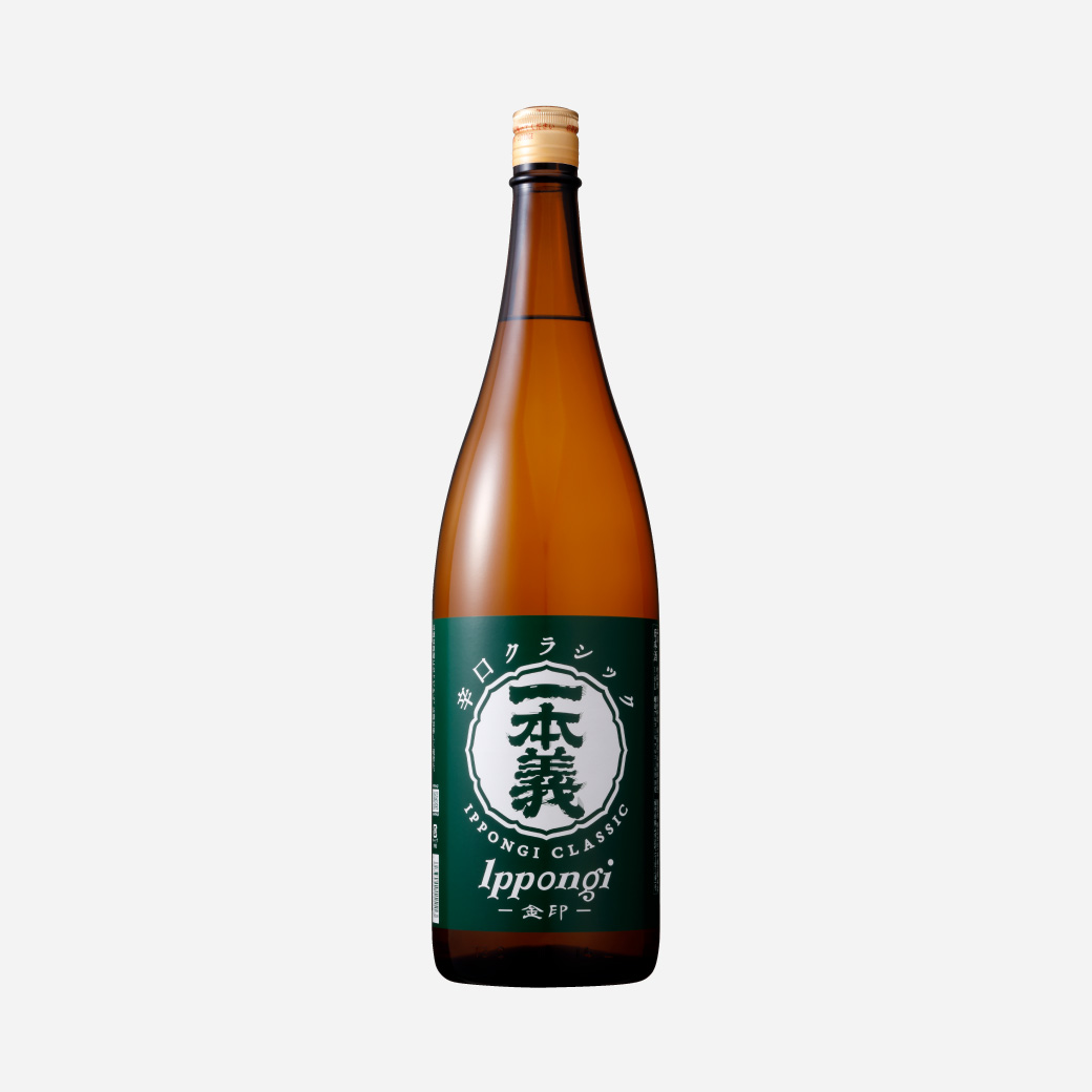 緑の一本義 金印 sake