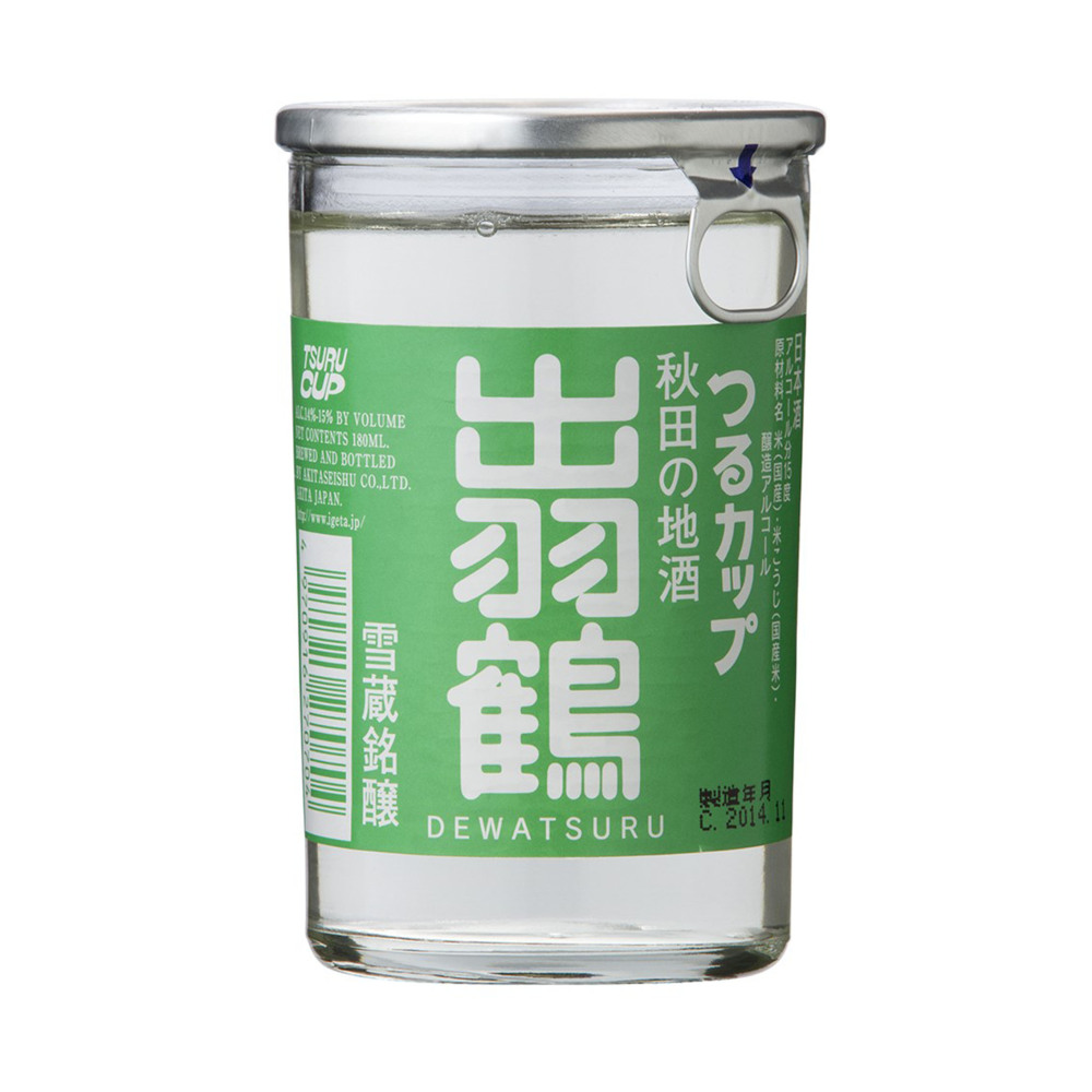 出羽鶴 芳醇つるかっぷ 180ml sake