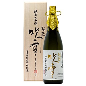 越路吹雪 純米大吟醸 越淡麗35 sake