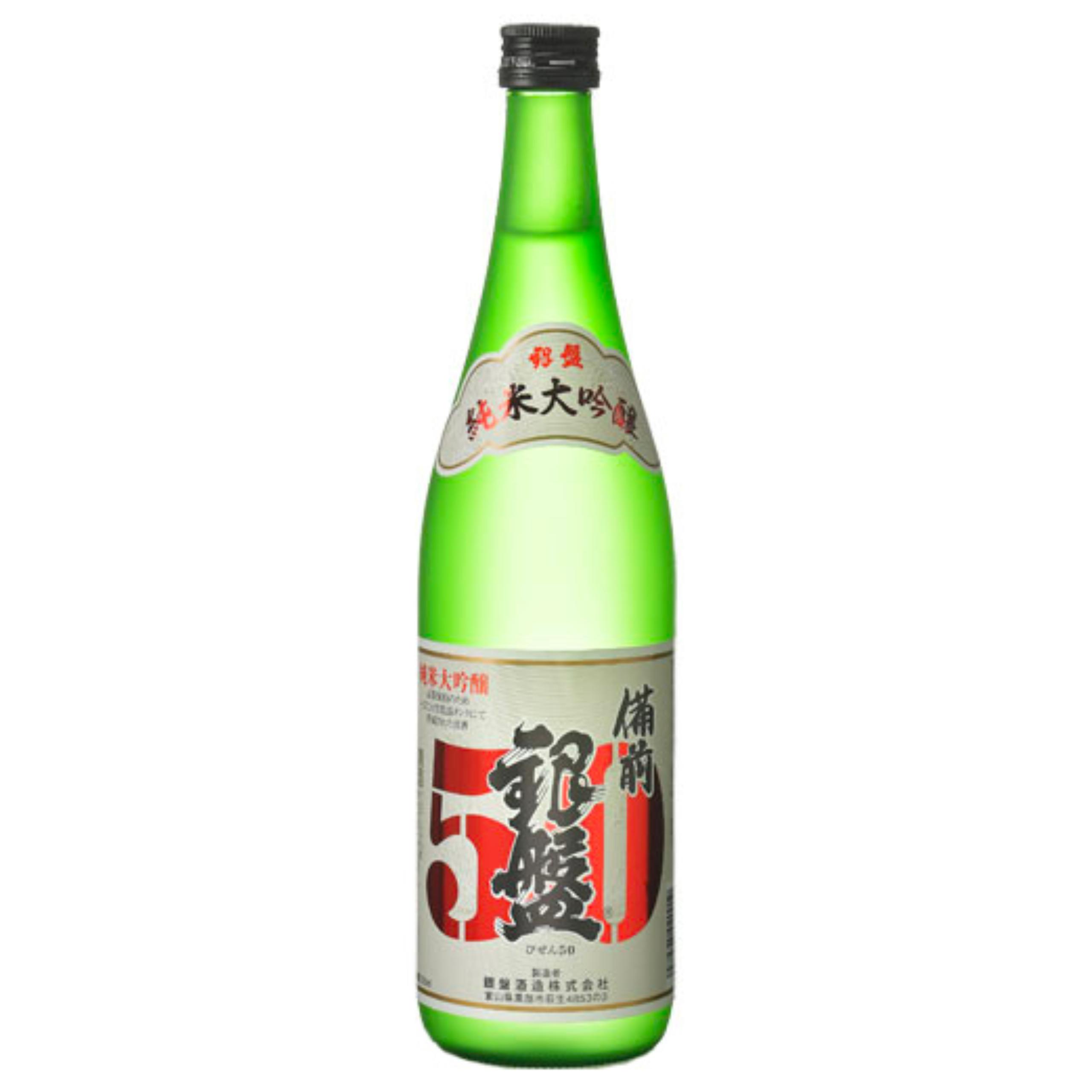 銀盤 純米大吟醸 備前50 sake