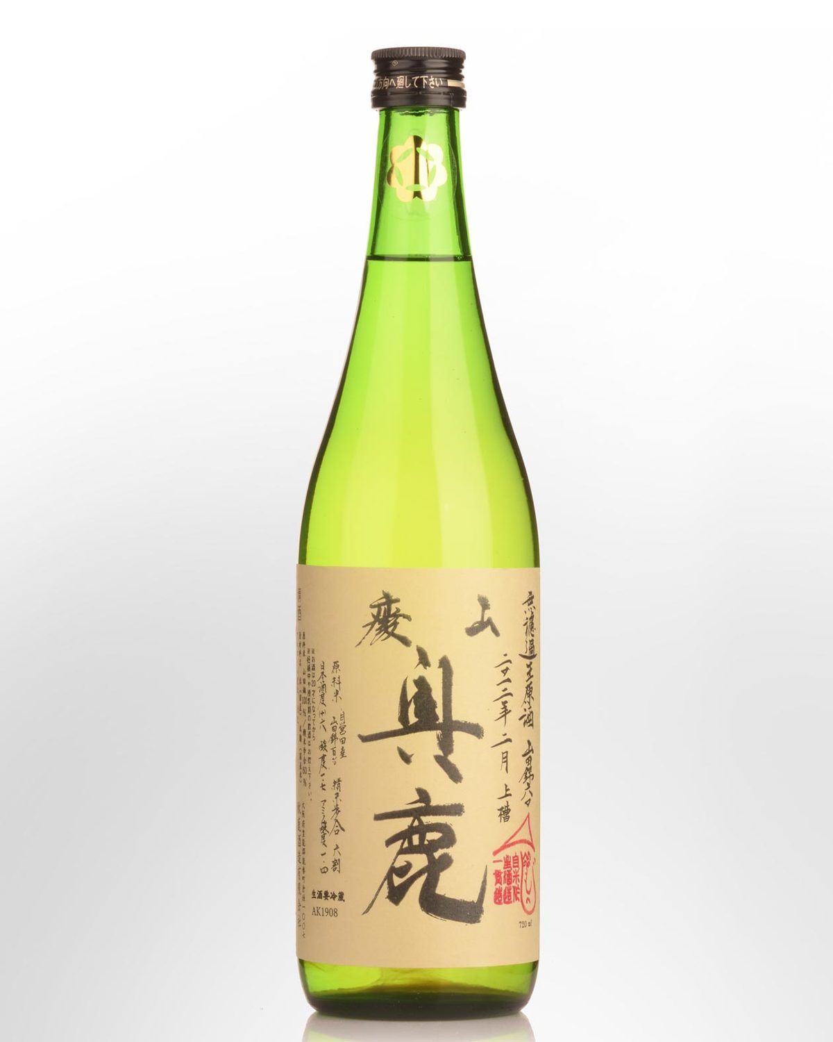 Akishika Junmai Muroka sake
