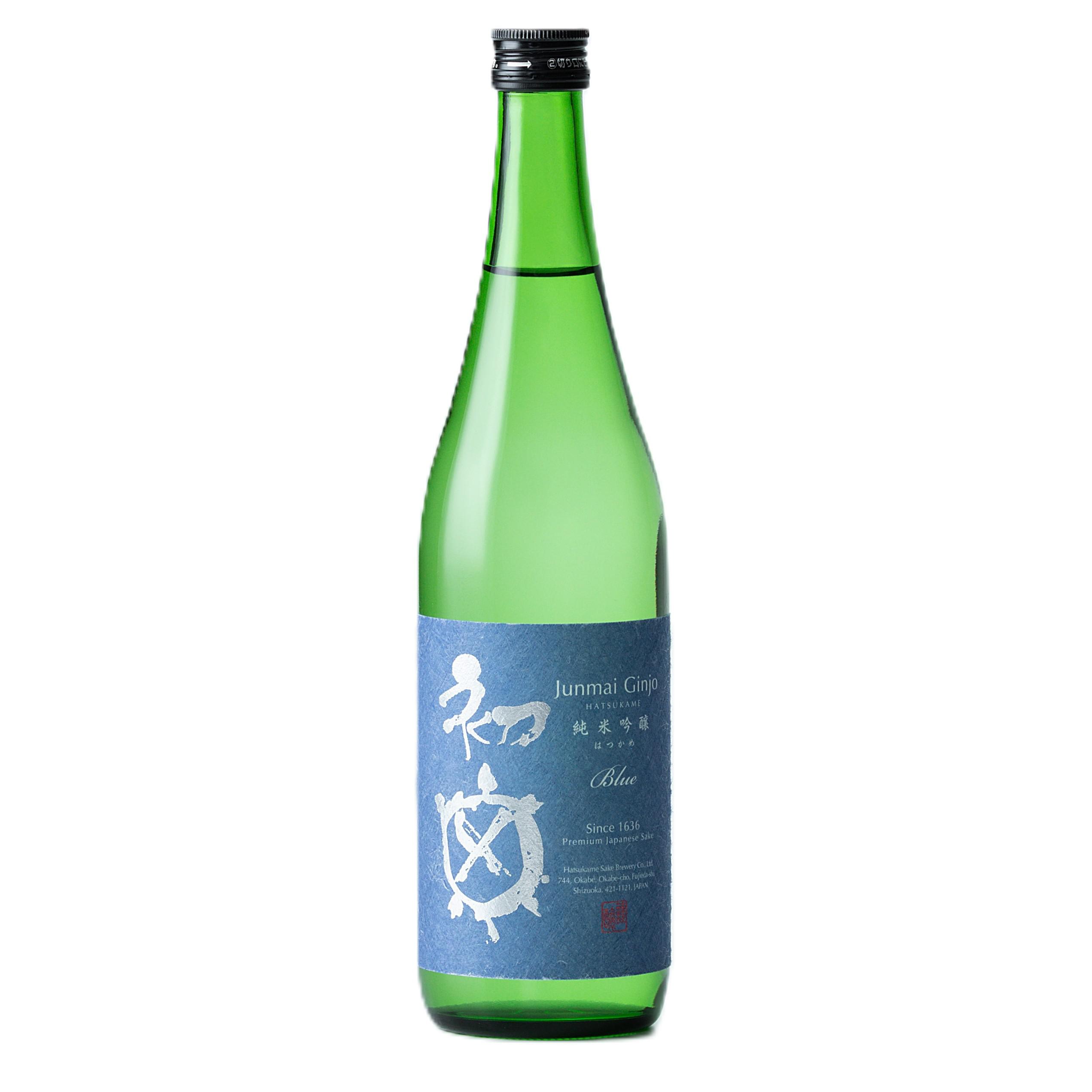 初亀 純米吟醸 Blue うすにごり sake