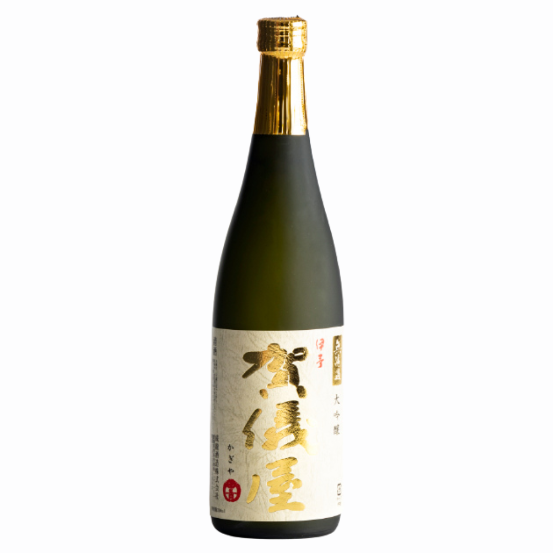 伊予賀儀屋 大吟醸 無濾過 ホワイトラベル sake
