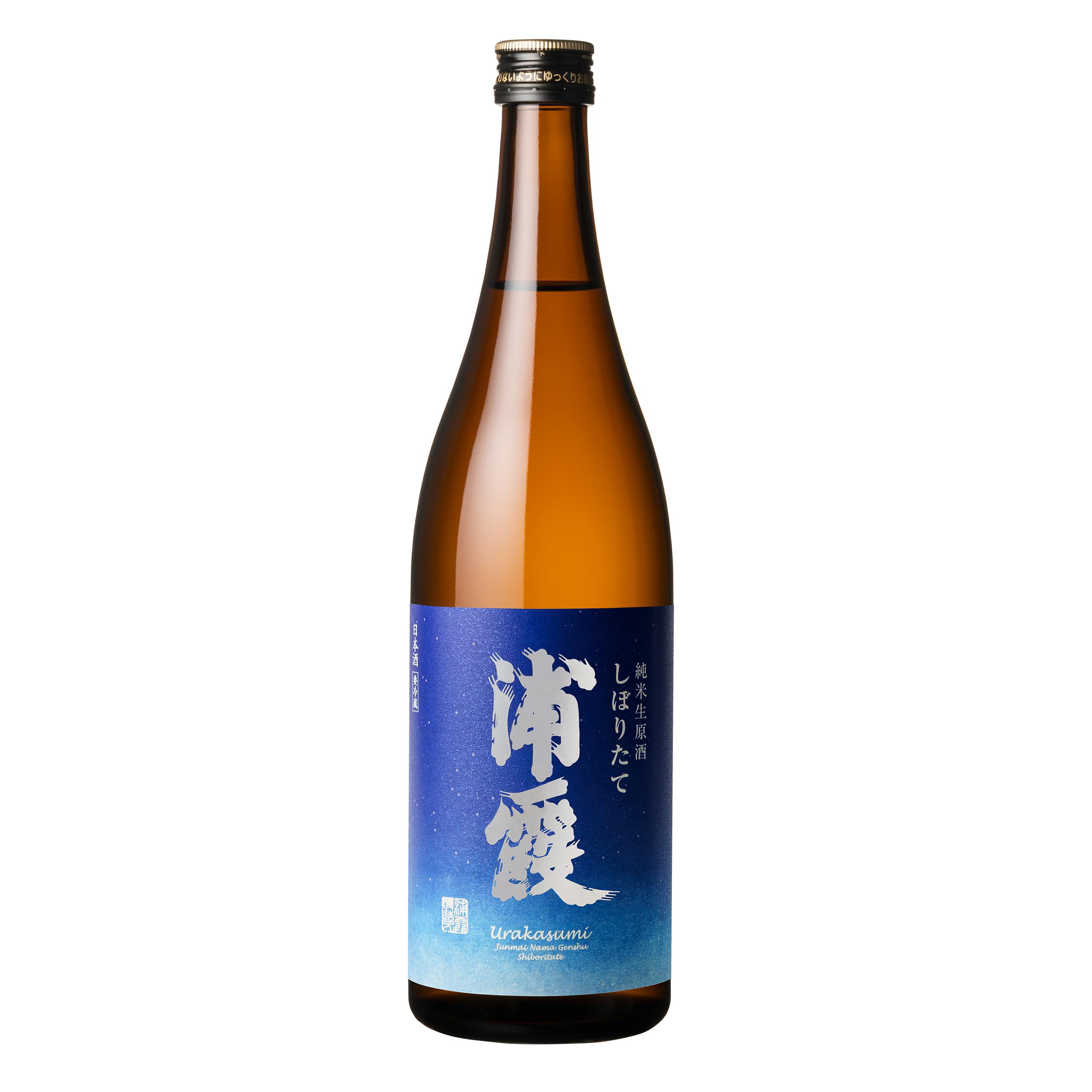 浦霞 純米生原酒 しぼりたて