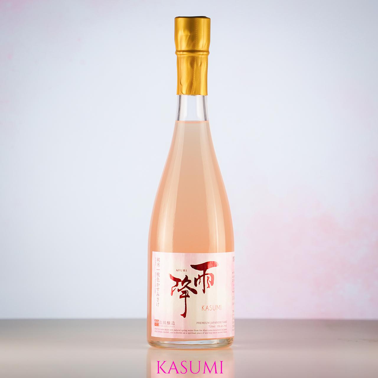 雨降 桃色かすみさけ "KASUMI" sake