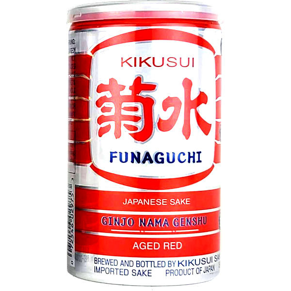 Kikusui Funaguchi Ginjo Nama Genshu "Red" sake