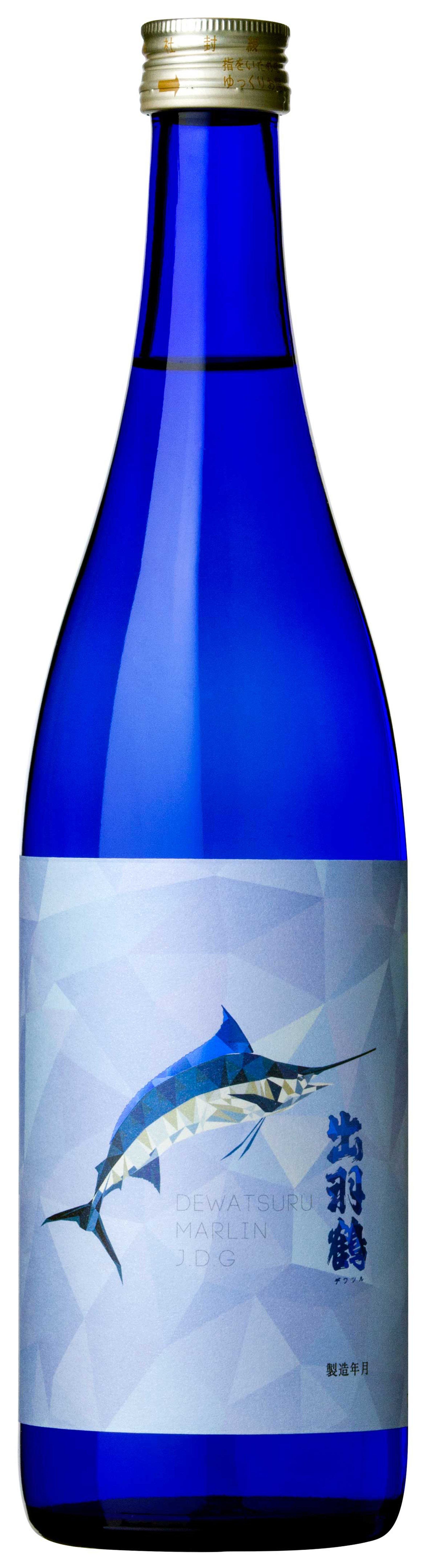 出羽鶴 純米大吟醸 MARLIN ーカジキラベルー sake