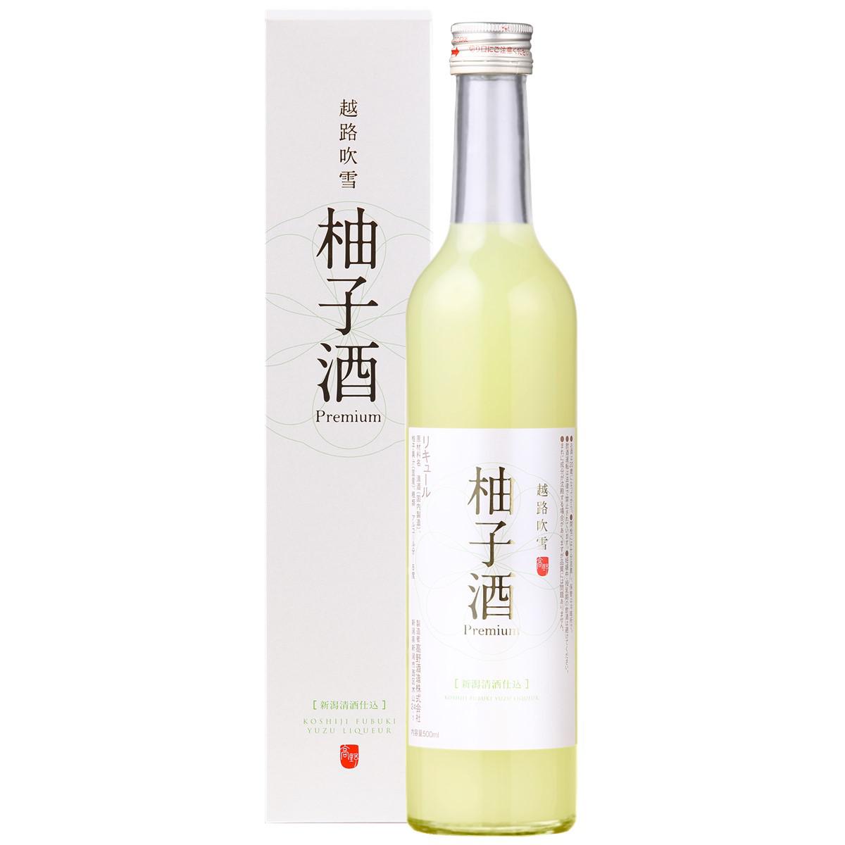 越路吹雪 柚子酒 Premium sake