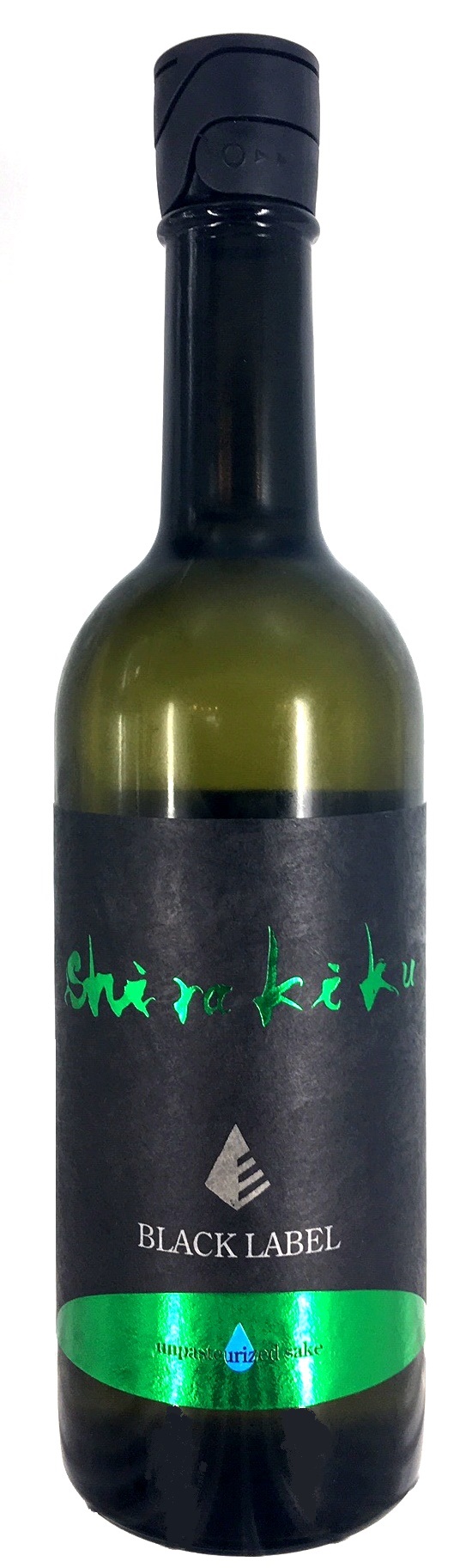 shirakiku BLACK LABEL vibrant 純米無濾過生原酒 sake